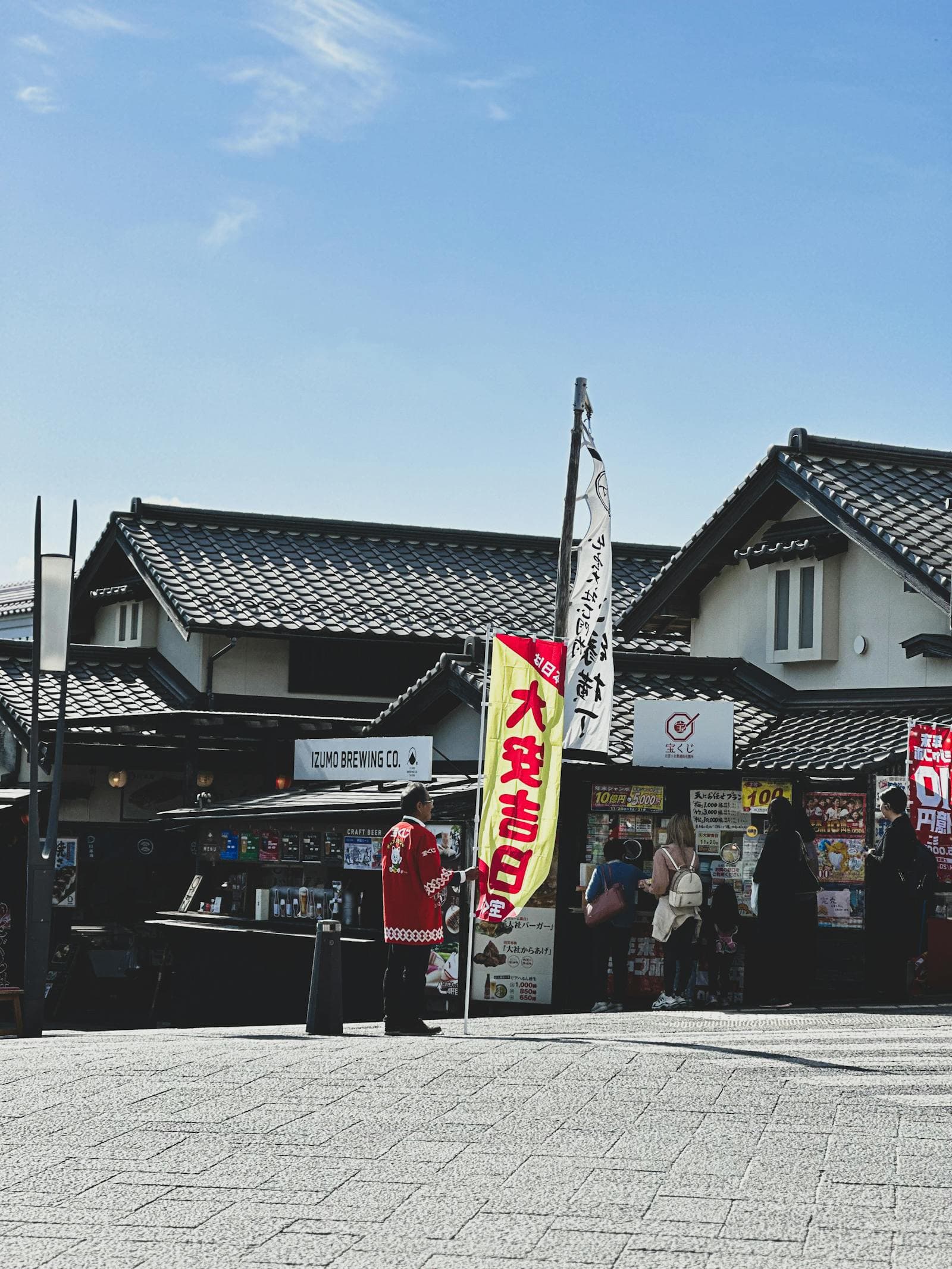 The takoyaki stall โ always a queue, always worth it